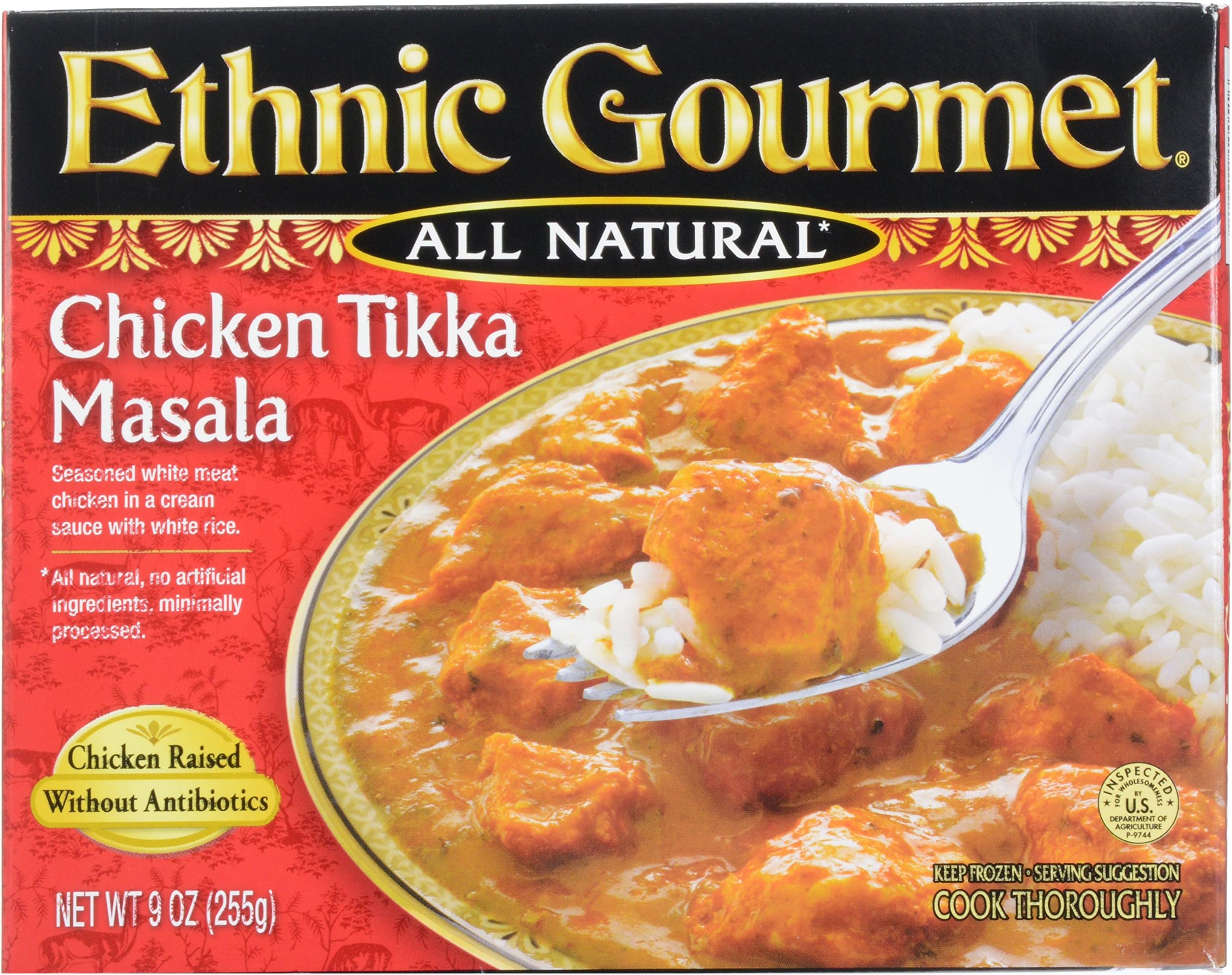 Ethnic Gourmet, Chicken Masala, 9 oz (Frozen)