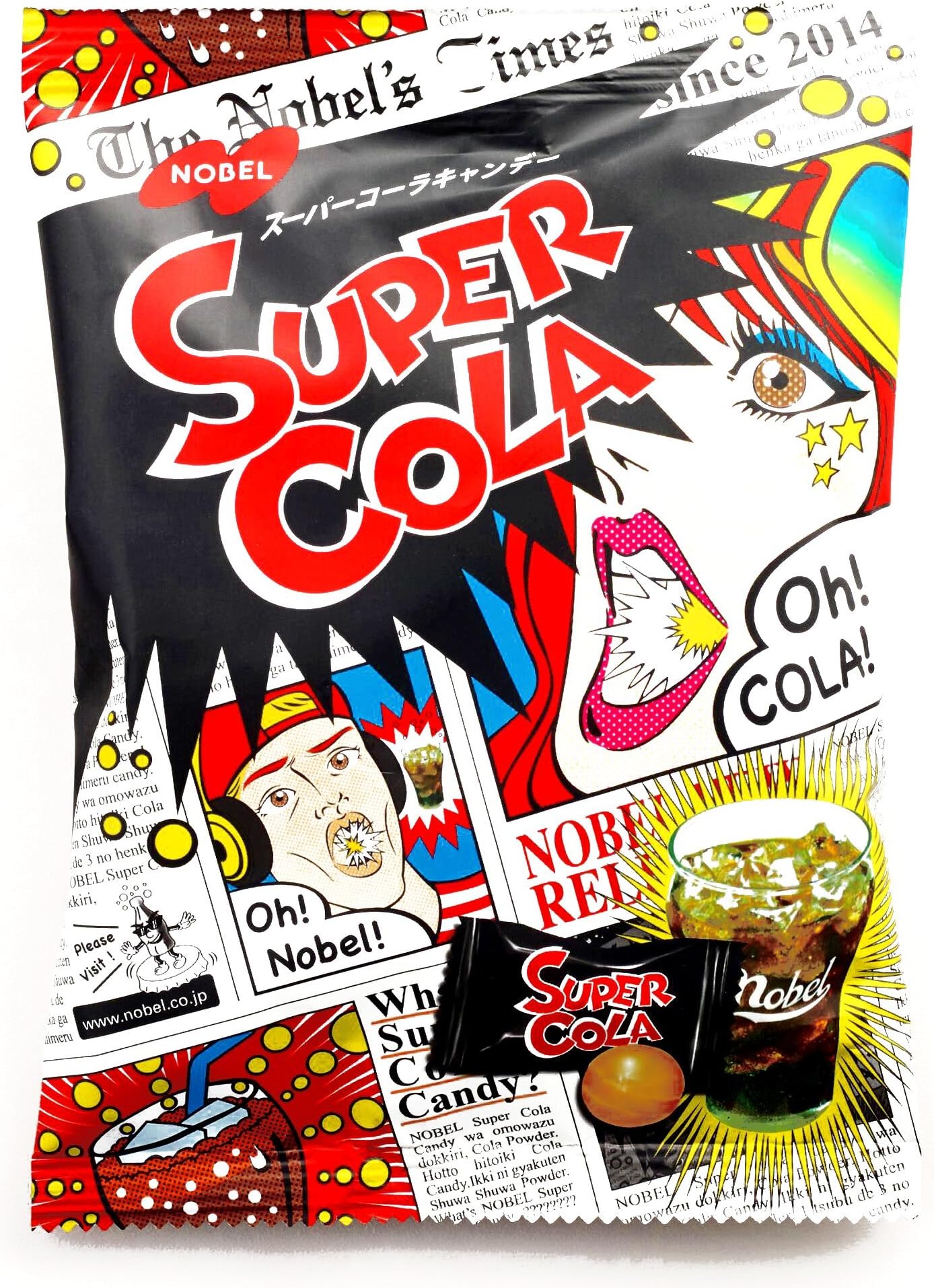 Nobel Super Cola Candy 3.1 oz each (2 Items Per Order)