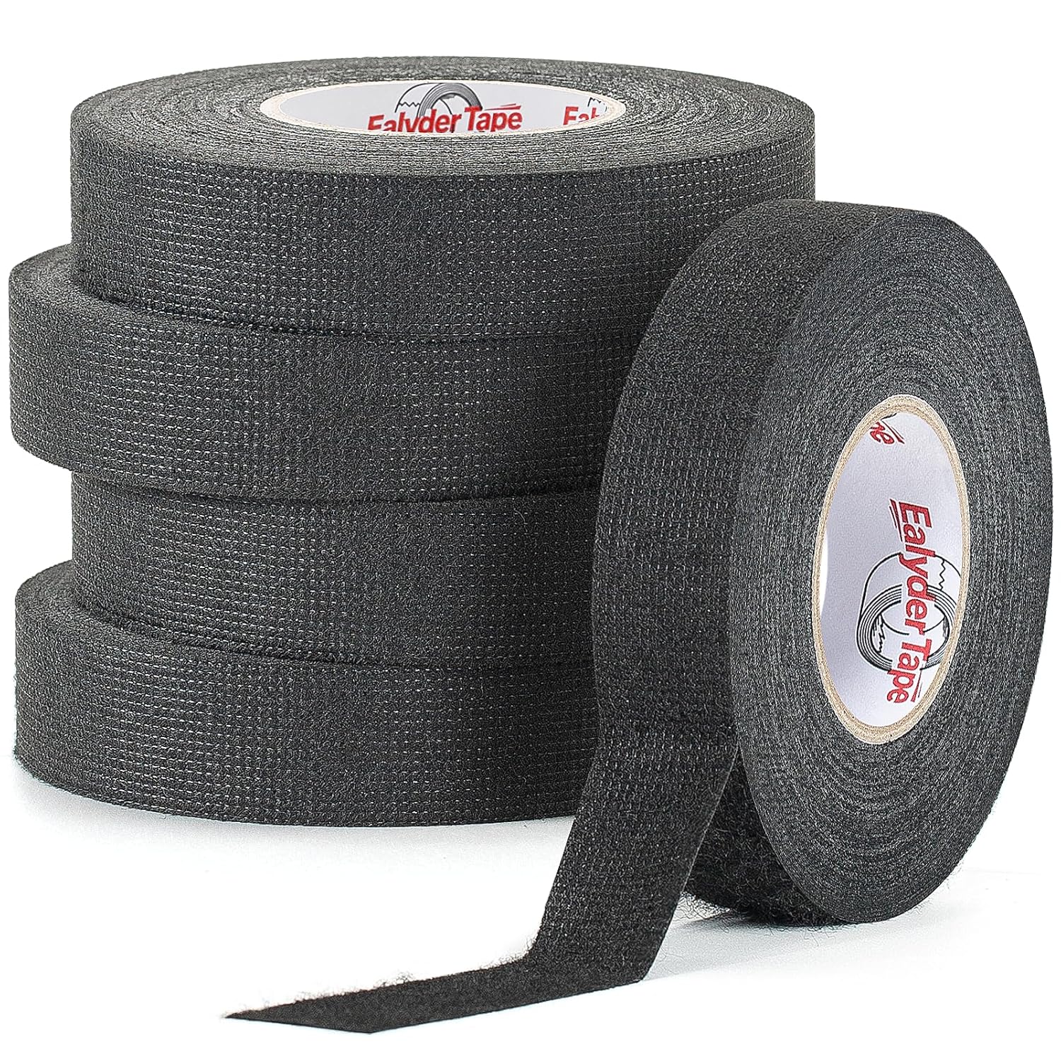 2 Rolls Wire Harness Tape 3/4 Inch x 56 FT, High Temp Wiring Loom Harness Electrical Tape, Self-Adhesive Felt Cloth Wrap for Automotive Engines, Cable Protection and Noise Dampening