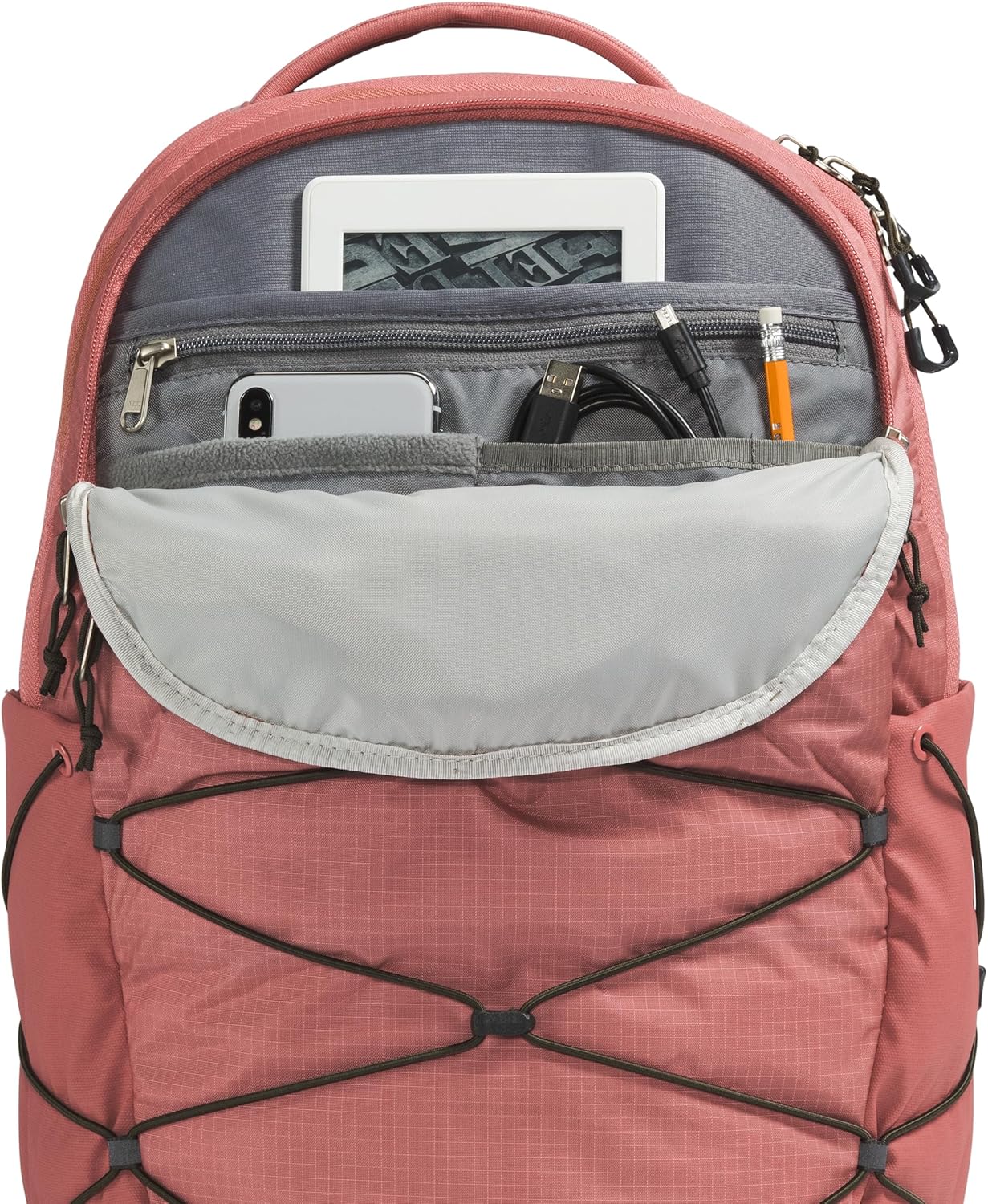 The North Face Women's Borealis Commuter Laptop Backpack, Light Mahogany/New Taupe Green, One Size