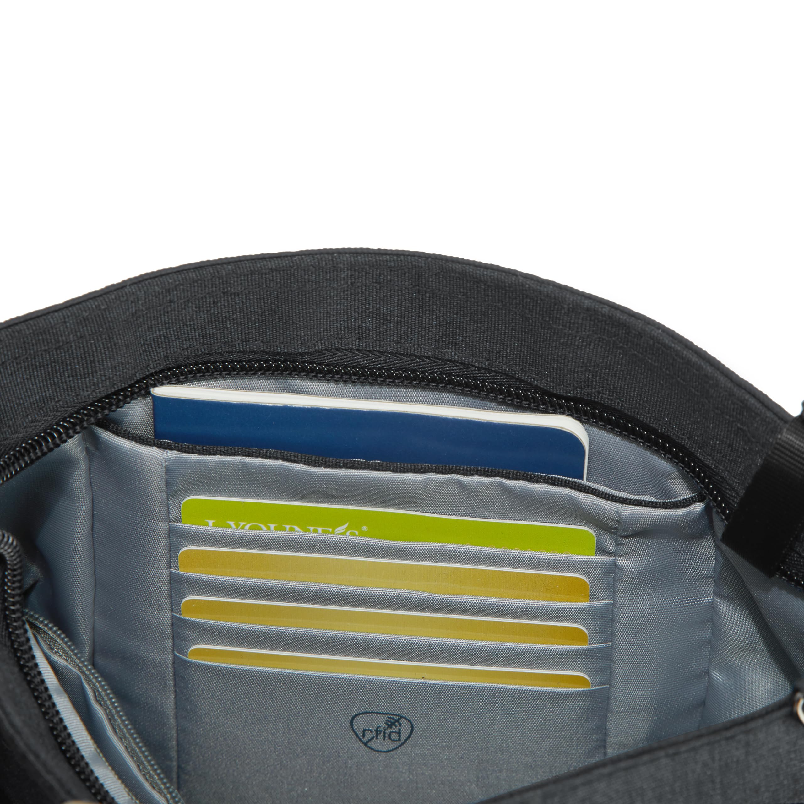 Travelon Unisex Anti-Theft Metro Saddle Crossbody Umhängetasche