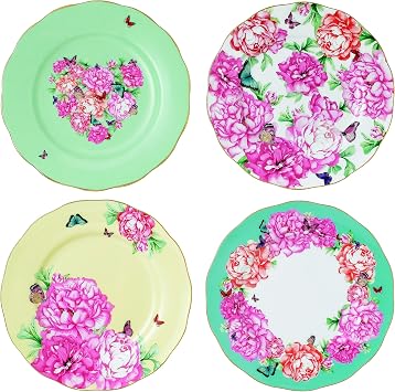Miranda Kerr For Royal Albert Mixed Patterns Accent Plate Set of 4