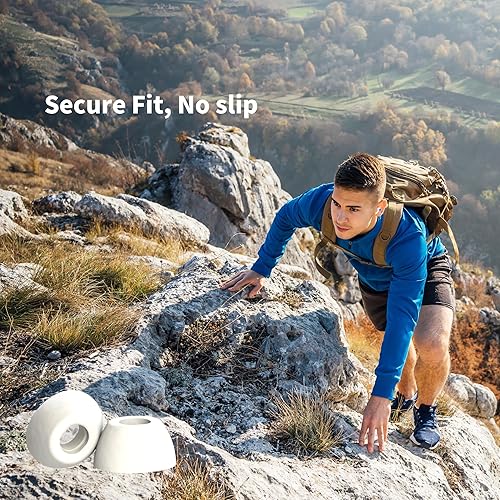 Miniatura 3 de Comply TrueGrip | Puntas de repuesto de espuma viscoelástica prémium para Apple AirPods Pro 1 y 2 | Comodidad mejorada, ajuste seguro, aislamiento