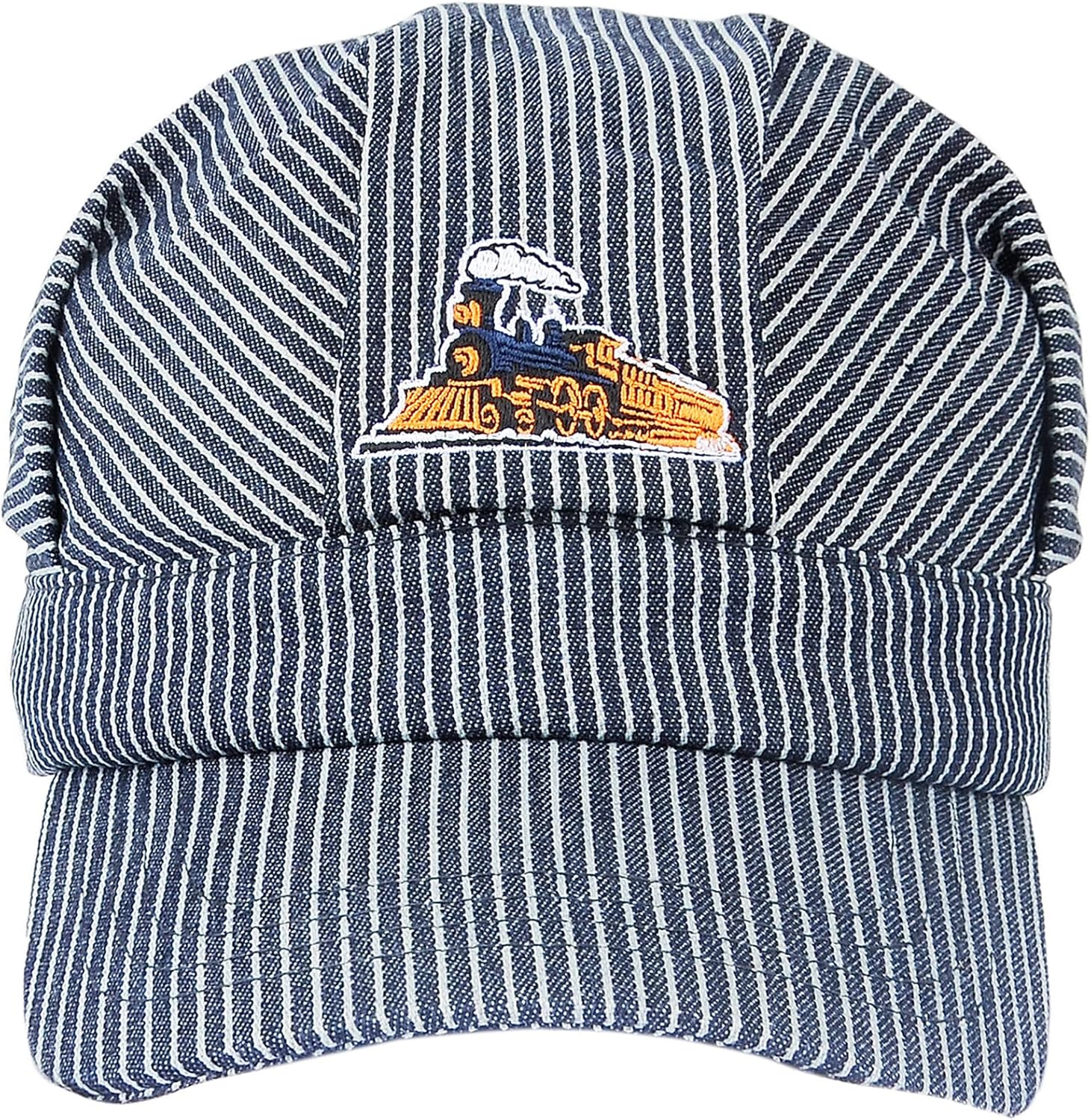 Conductor Hat+Paisley Bandanna (2 IN 1) Engineer Cap Adjustable Train Conductor Dress Up Kit for Kids - Image 3