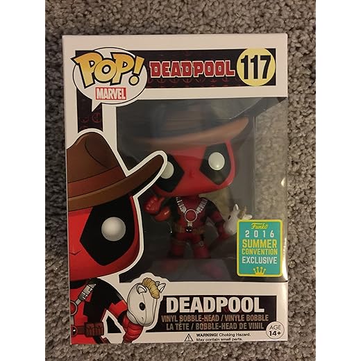 Funko Pop! Cowboy Deadpool #117 Summer Convention Exclusive
