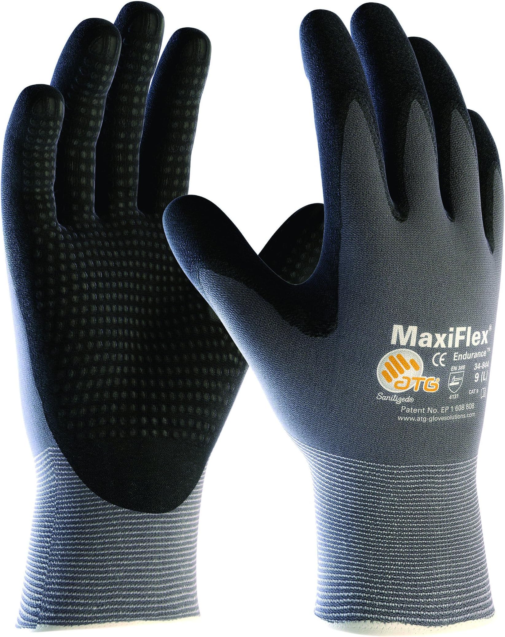 Palm and Finger Coating Gloves MaxiFlex Endurance 34-844