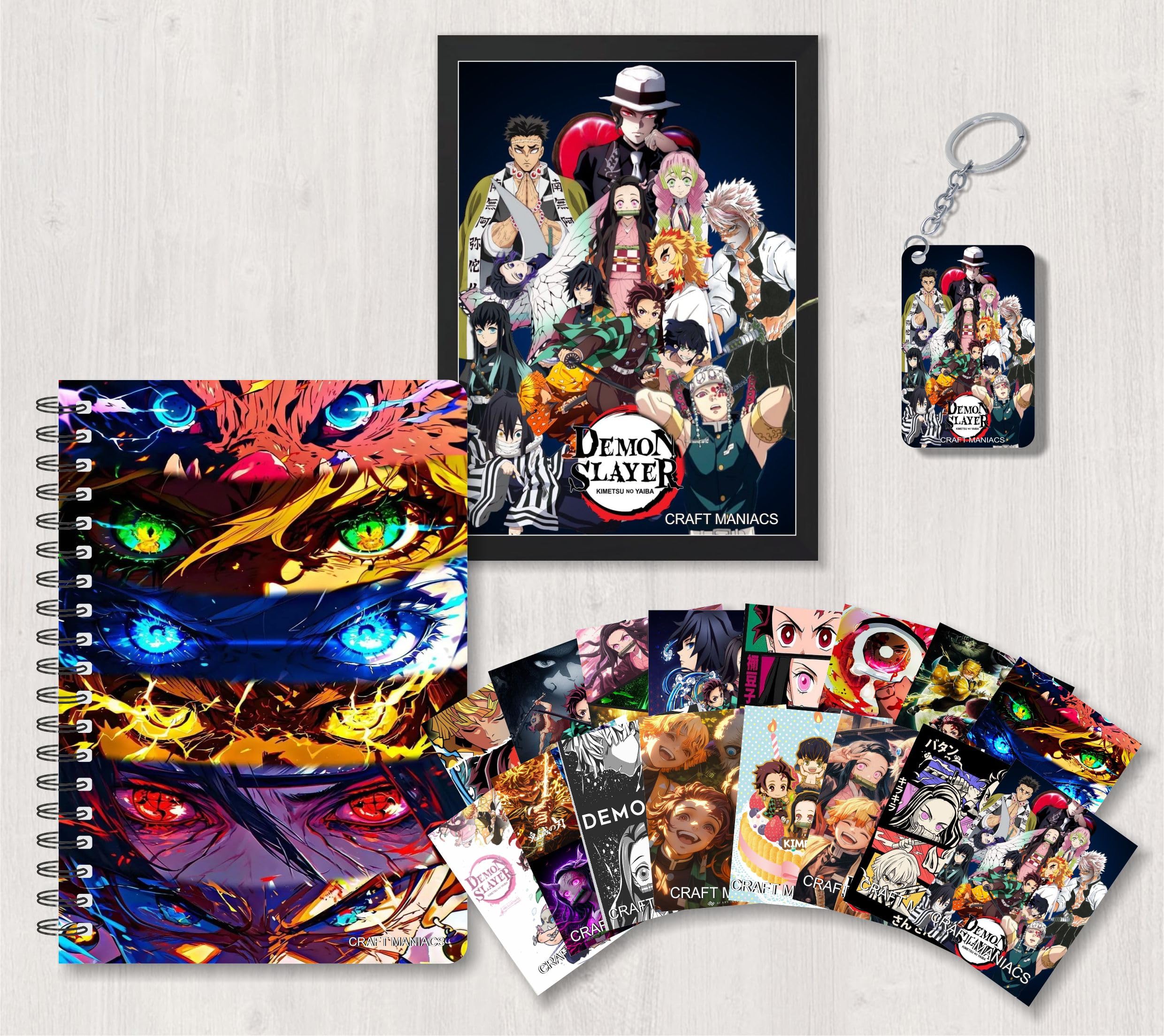 CRAFT MANIACS Demon Slayer All Eyes Frame Gifting Combo : One A5