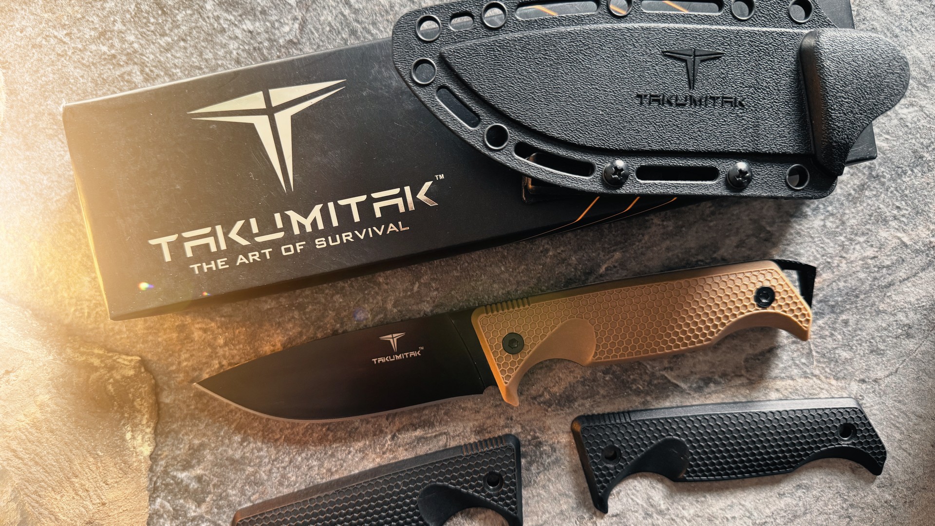 Amazon.com : TAKUMITAK Hunting Tactical Survival Knife 9.25
