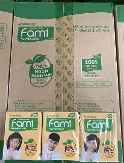 FAMI 調整豆乳 200ml 6パック x 6set(36pack／ケース) SUA DAU NANH FAMI 200ml 36hop