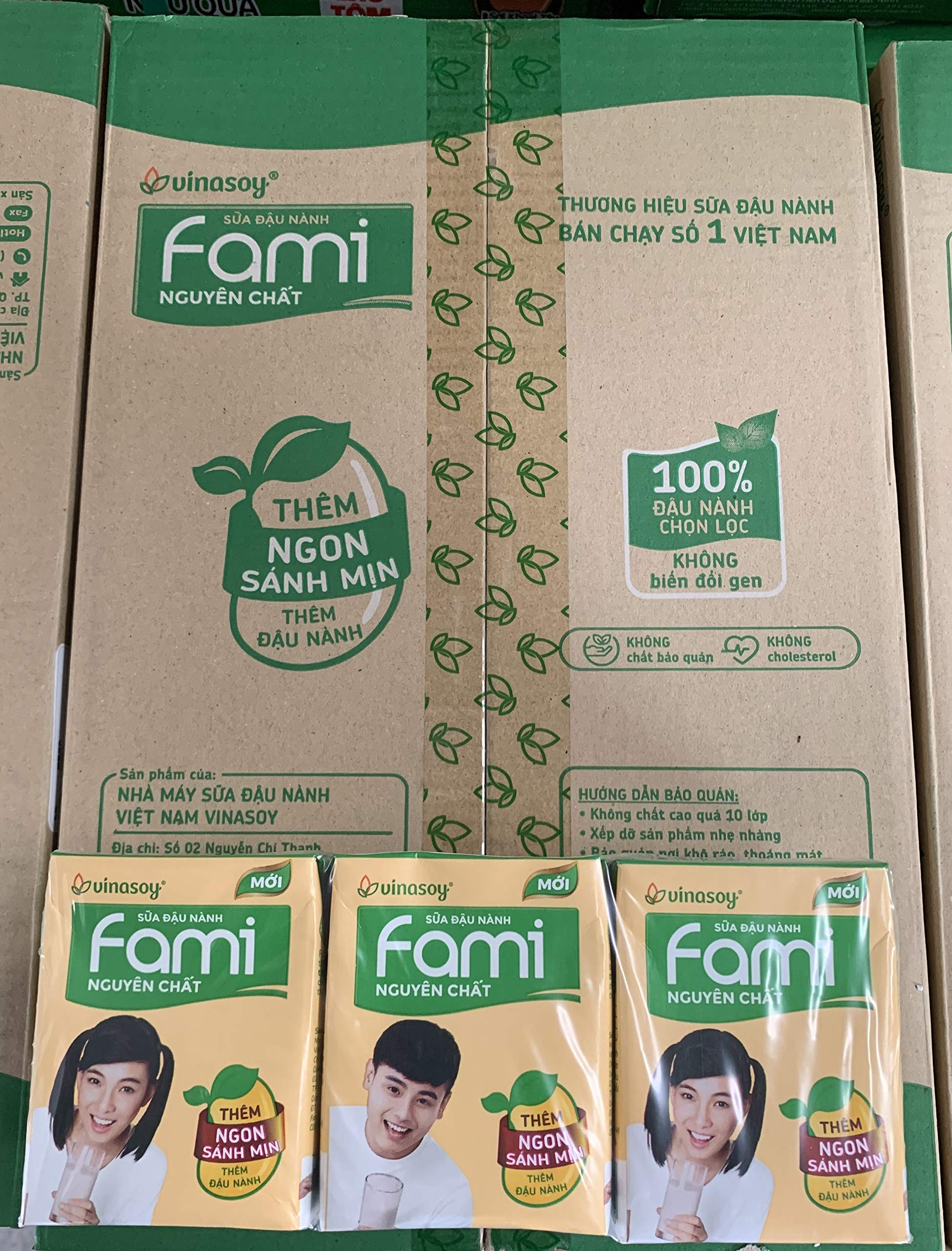 FAMI 調整豆乳 200ml 6パック x 6set(36pack／ケース) SUA DAU NANH FAMI 200ml 36hop