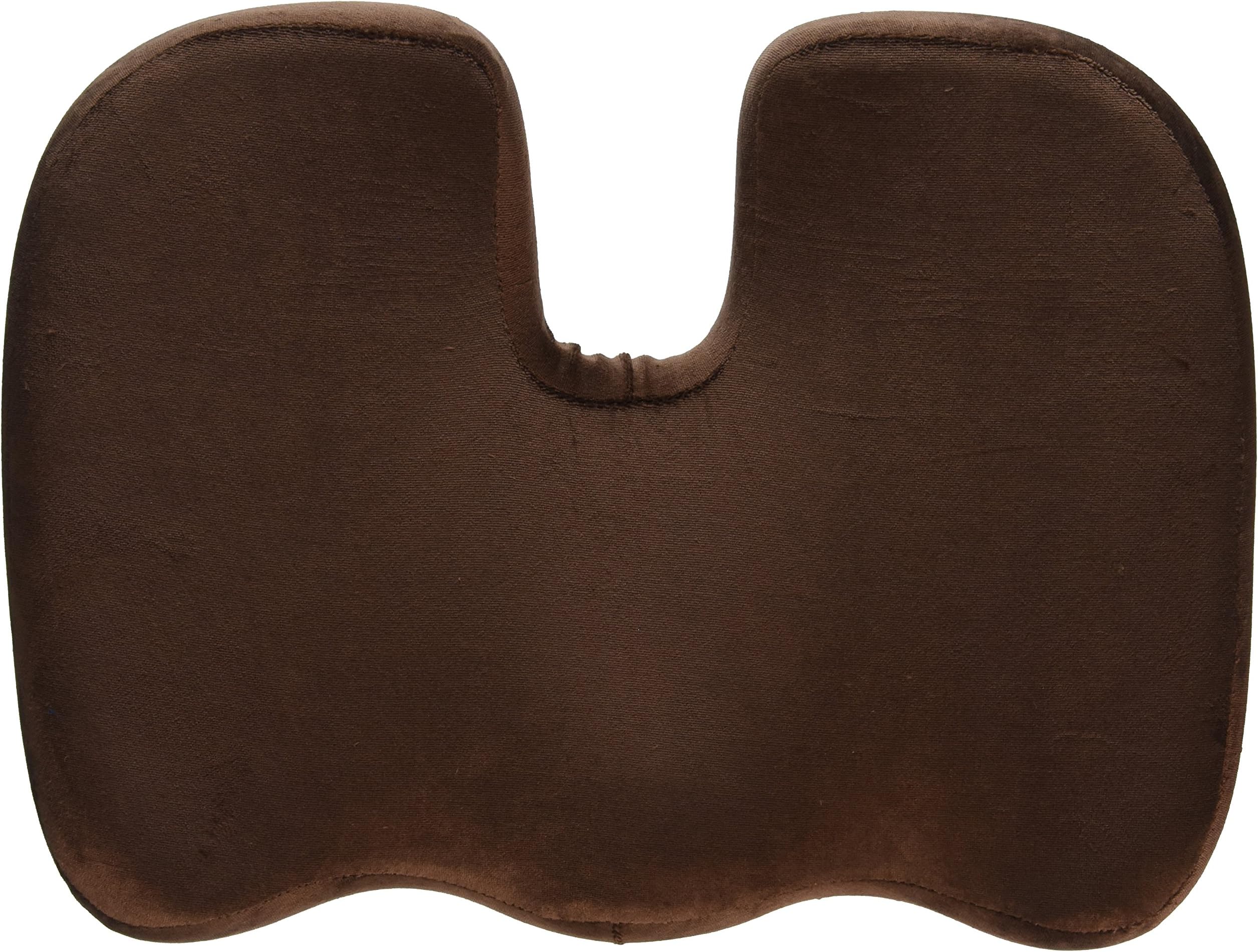 Lovehome Memory Foam Coccyx Seat Cushion Chair Cushion Alleviates Lower Back or Sciatica Pain (Coffee)