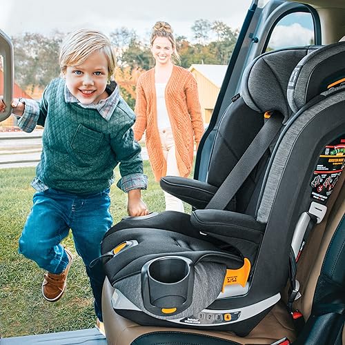 Miniatura 5 de Chicco MyFit ClearTex Arnés + asiento elevador de automóvil, color negro