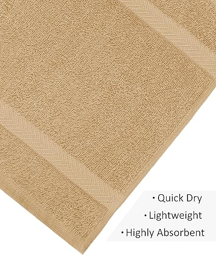 Miniatura 2 de COTTON CRAFT Simplicity toallas de mano ligeras de algodón hilado en anillo, varios colores