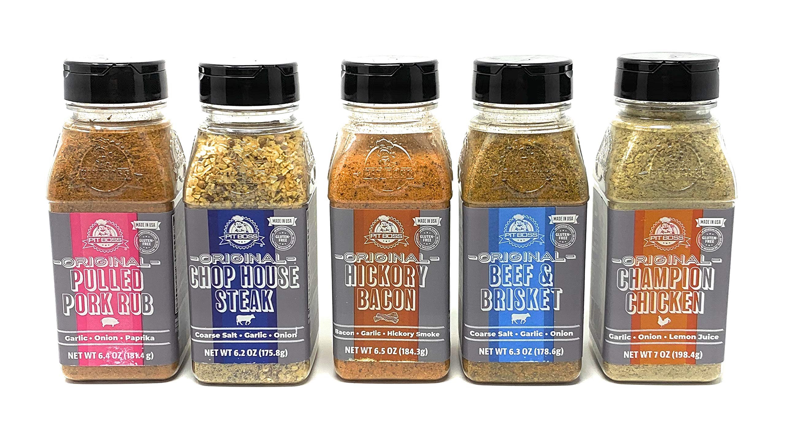 Pit Boss Original Barbecue Seasoning Variety Pack Of Bottles