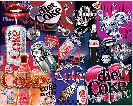 Springbok Diet Coke Bling 1000 Piece Jigsaw Puzzle for Adults