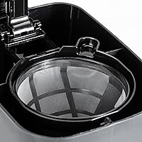 Vista 5 de Yaxa Basics Cafetera de goteo de 5 tazas, cafetera con jarra de café de vidrio (0.8 Qt), apagado automático, pausa automática, cesta de filtro