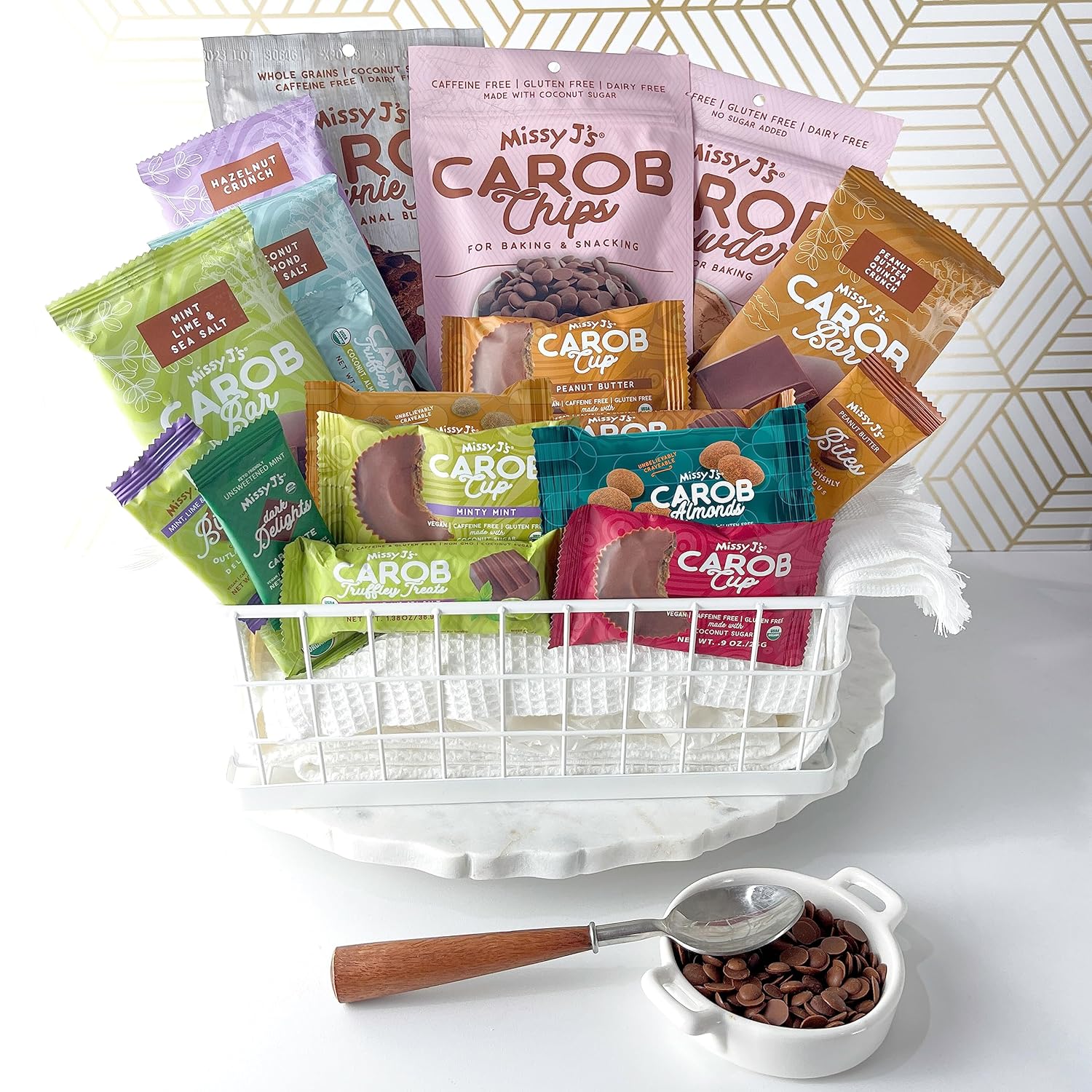 Missy J's Carob Sampler Pack18 Products, Vegan Gluten free
