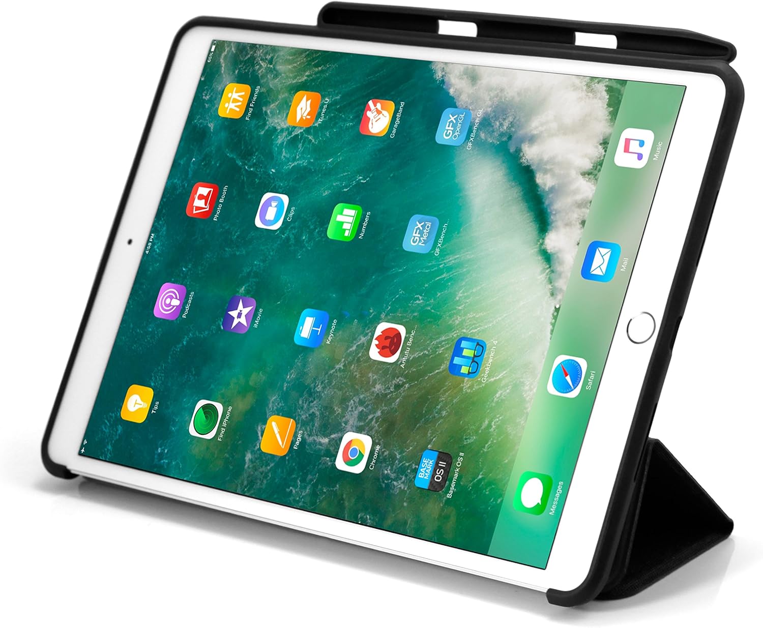 Best Deal Product iPad Pro 10.5 Case, Sandwich Case Plus/Cover for The New Apple 10.5-inch iPad Pro 2017 Model with Auto Sleep/Wake and Apple Pencil Holder (Pencil Not Included)