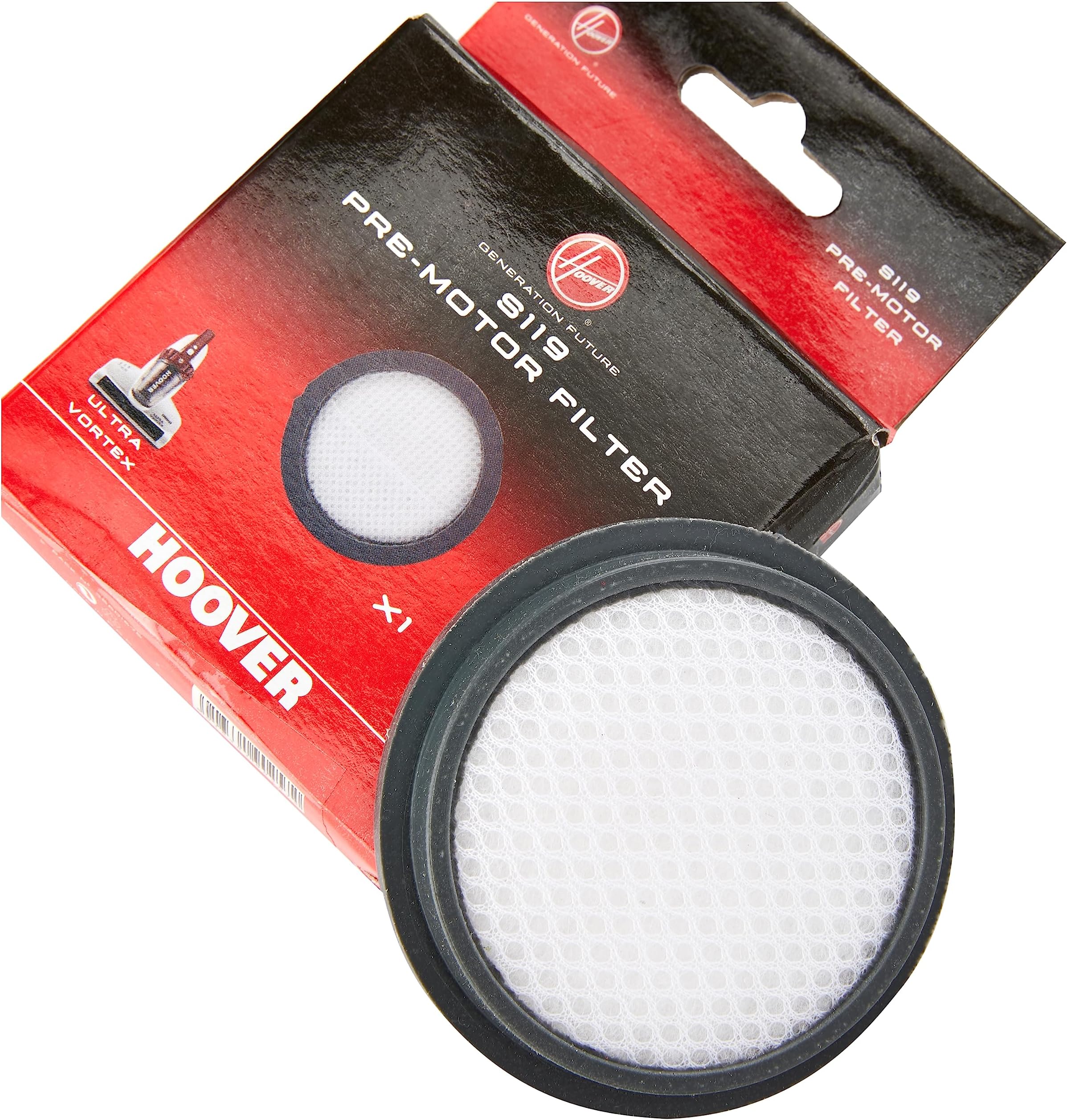 S119 Mattress Cleaner Pre Motor Air Filter, Extra Filtering, Original, Compatible with Hoover Ultra Vortex Mattress Cleaner