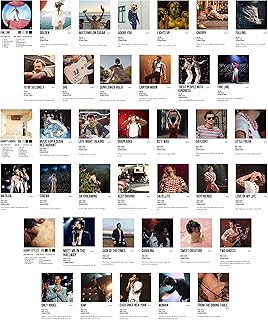 Trendy Album Cover Singer Posters for Room Aesthetic Wall Collage Kit – Set of 38 (4x6 inch) - Trendy Collage Wall Art Decor Pictures Prints, Singer Album Merch Poster, Room Decor Unique Wall Decor Gifts for Teen Girls Women Bedroom Wall Art Set, Wall Collage Kit for Teen's Room