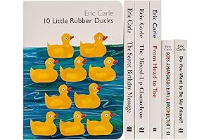 Eric Carle Six Classic Board Books Box Set: The Very Hungry Caterpillar,...