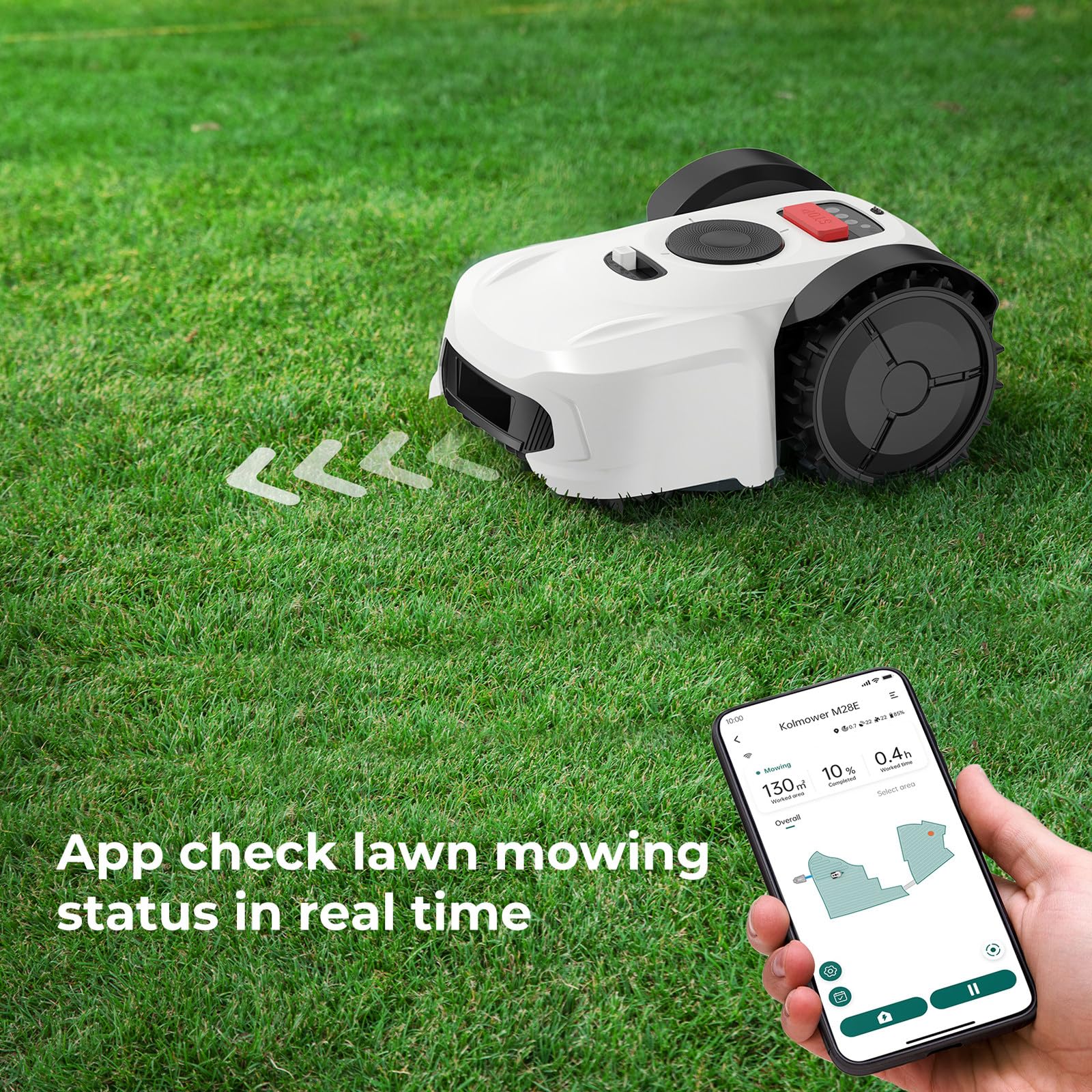 Naturalpowev Tondeuse Robot à Gazon — vue 3