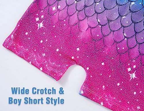 Miniatura 6 de TENVDA Gymnastics Leotards for Girls 2-12 Years Old Sparkly Multicolor Kids Tumbling Biketards Unitard