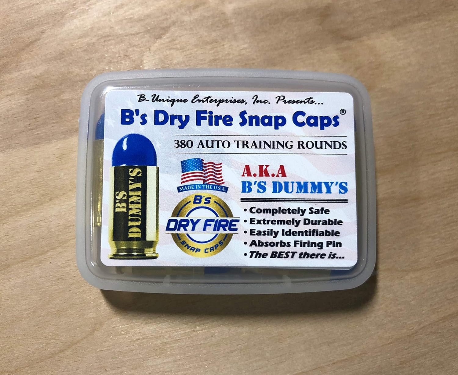 B’s Dry Fire Snap Caps A.K.A. B’s Dummy’s Dummy 380 Tapas de