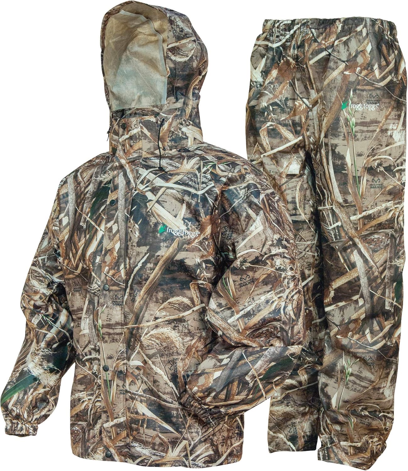 FROGG TOGGS Men's Classic All-Sport Waterproof Breathable Rain Suit Realtree Max-5 3X-Large