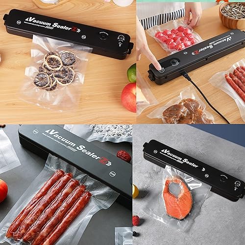 Miniatura 2 de Sellador al vacío, Máquina selladora al vacío de alimentos, Sellador automático al vacío de alimentos para sistema de embalaje de sellado de aire de