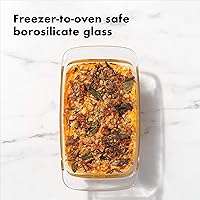 Vista 4 de OXO Good Grips Molde rectangular de vidrio con tapa