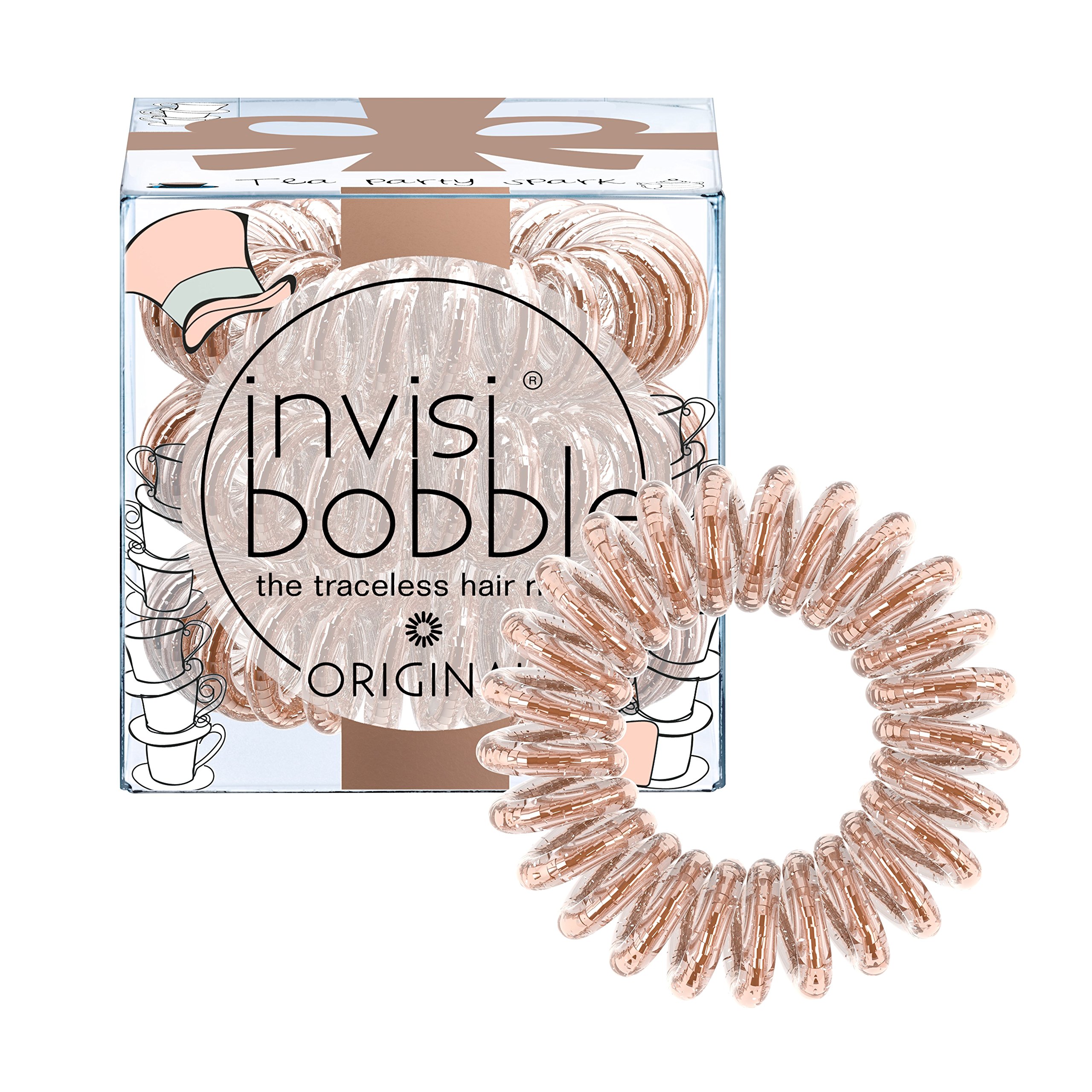 Invisibobble Original WLC Tea Party Spark Saç Lastiği