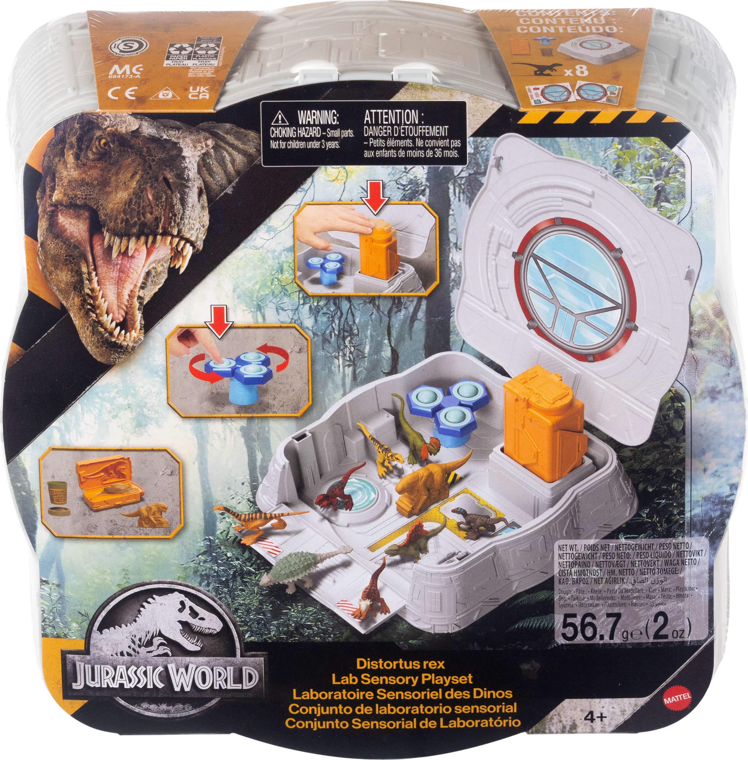 Amazon.co.jp: Mattel ジュラシックワールド ディストルタス レックス