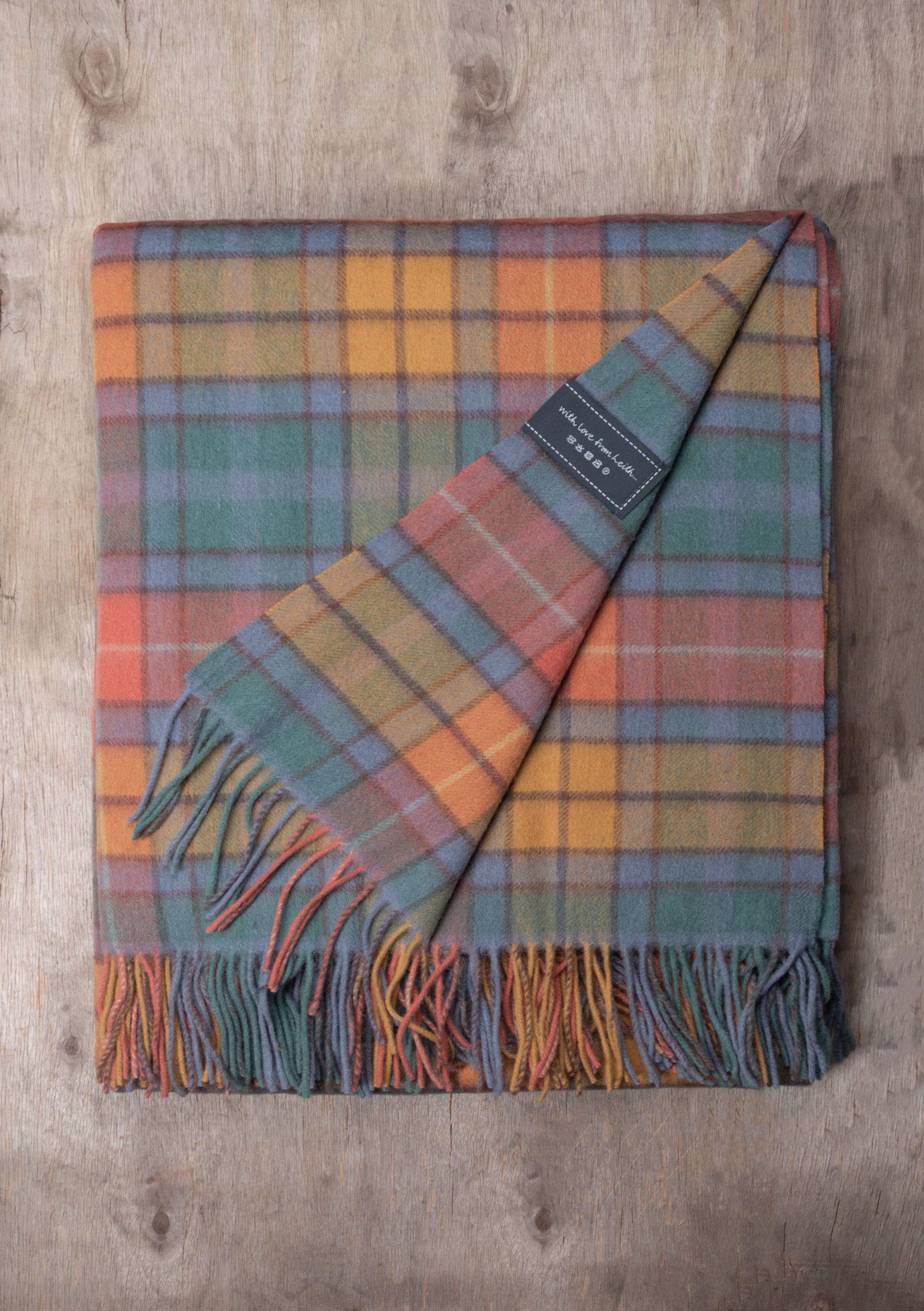 Amazon｜The Tartan Blanket Co. ラムウールブランケット