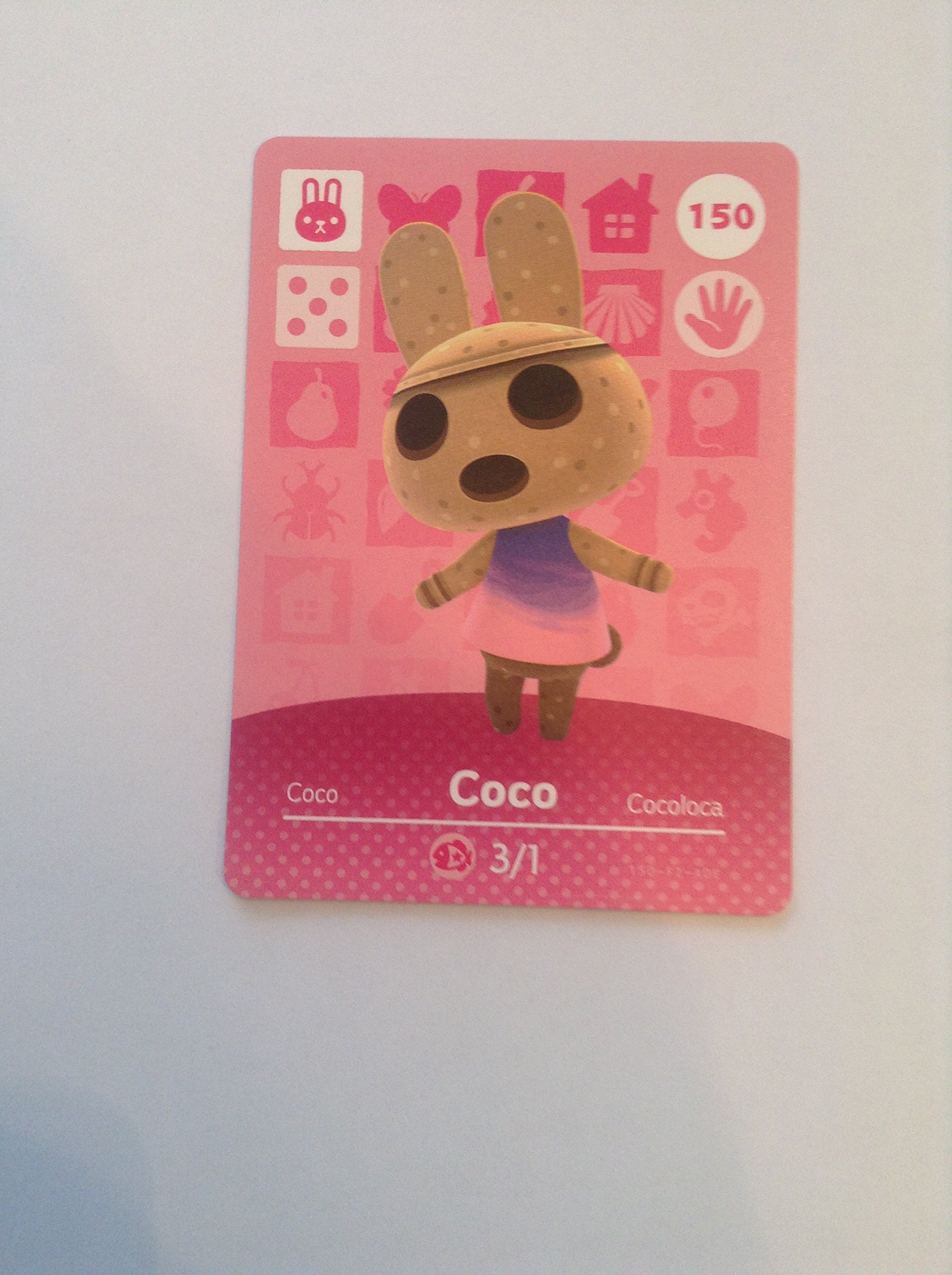 Animal Crossing Amiibo Album Coco #150 Animal Crossing Amiibo Card