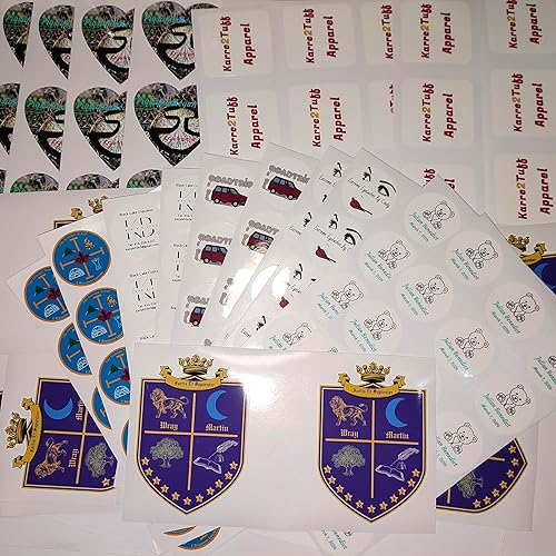 Miniatura 45 de Etiquetas adhesivas redondas personalizadas, impermeables, para fiestas, cumpleaños, bodas, baby shower, novias, reuniones familiares hechas a mano