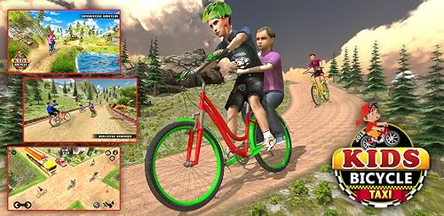 Kids Bmx Bicycle Taxi Sim - Uphill Bicycle Racing #TOP6