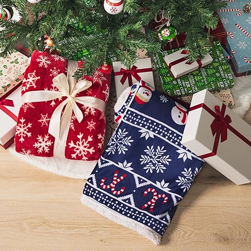 Miniatura 6 de PAVILIA manta de forro polar sherpa prémium, suave, acolchada, reversible, cálida y acogedora de microfibra lisa para sofá