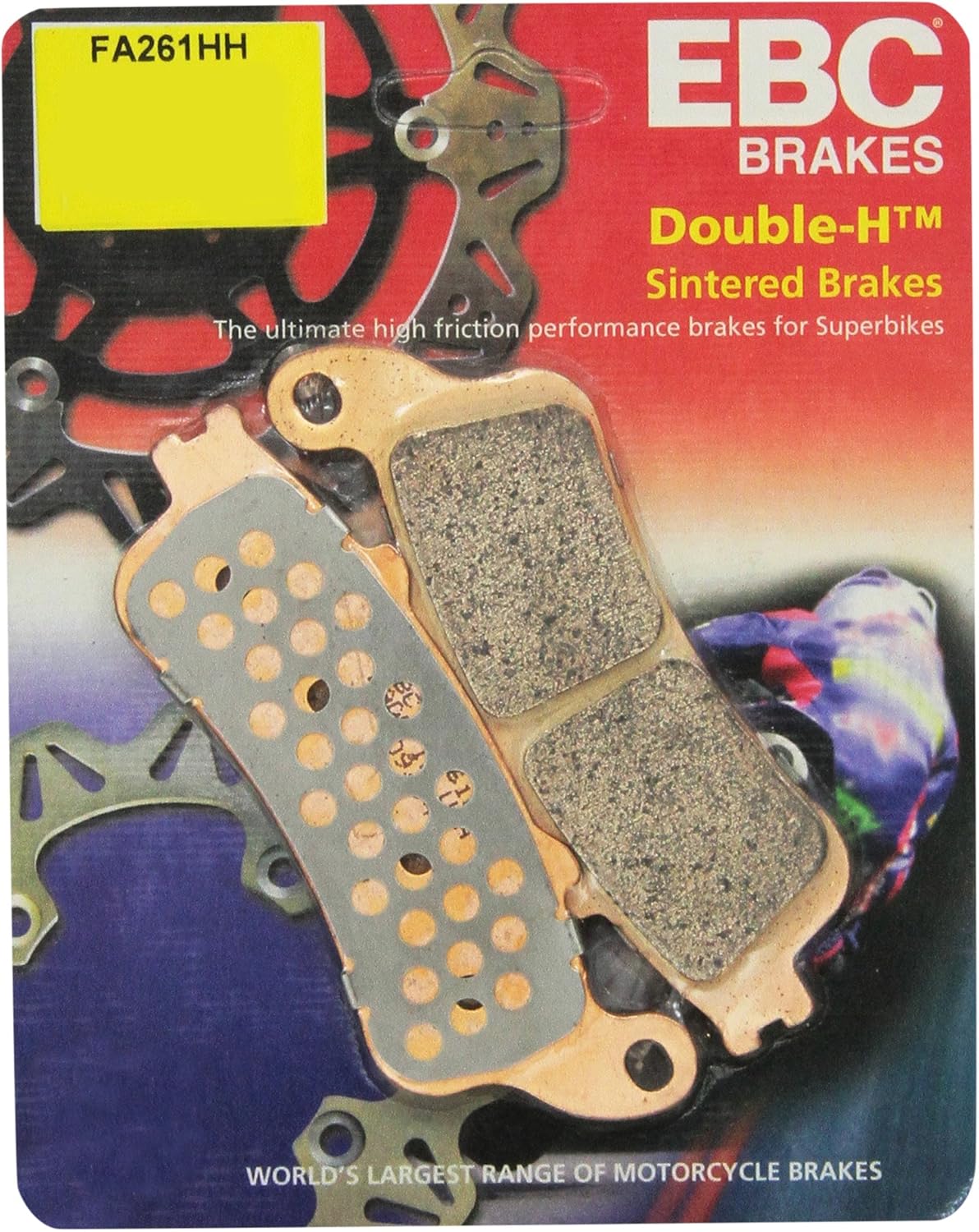 EBC Brakes USA Made Double-H Series Sintered Brake Pads FA261HH to Fit VICTORY,HONDA