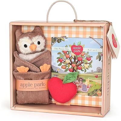 ApplePark アップルパーク オーガニック ミニブランケットBOXセット ふくろう (TM264)