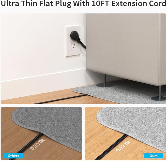 Extensión con protector de sobretensión, 3 tomas y USB miniatura 6