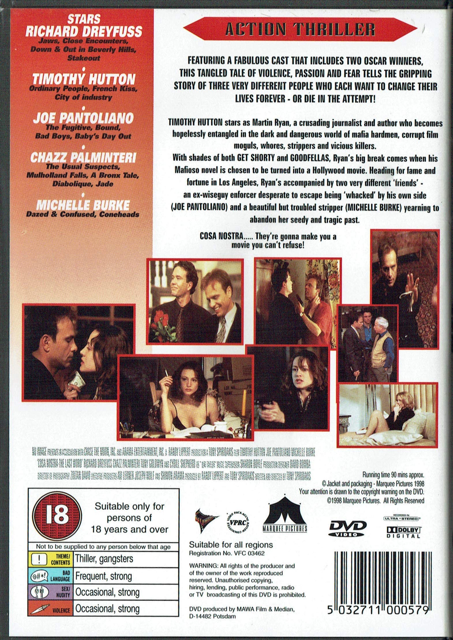 Cosa Nostra: The Last Word [DVD] (1995): Amazon.co.uk: Timothy