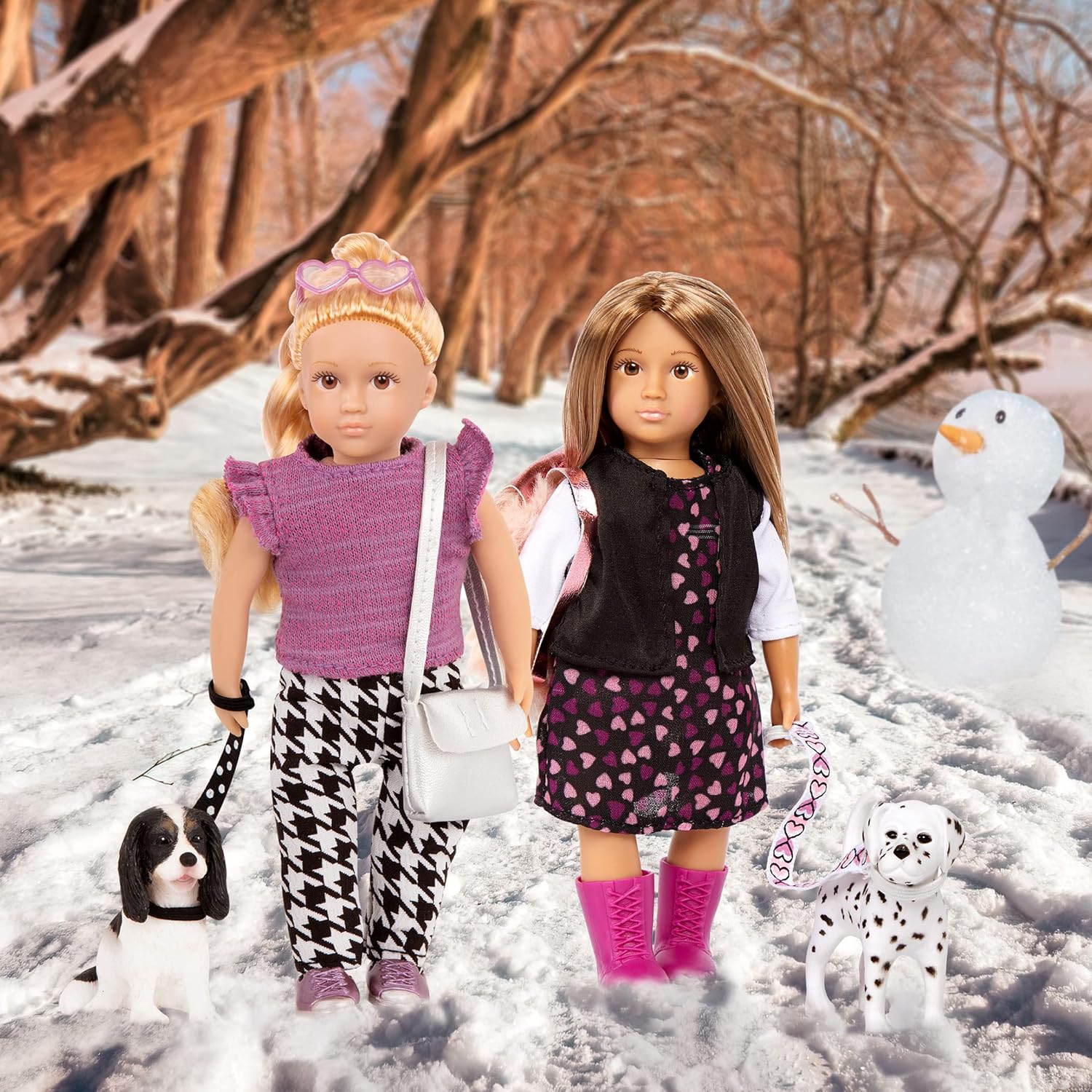 Lori Dolls, Mini Doll & Toy Dog, 6-inch Doll & Spaniel Pup, Play Set including Outfit, Animal & Accessories, Heather & Nugget - Image 5