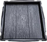 FHONYX 2 PCS Moldes 40x40x5cm, Losas De Pavimento, tarima, De Madera De Imitación, césped de jardín, decoración jardín, ruta, DIY, aceras, adoquines, Reutilizable, polivalente - 6