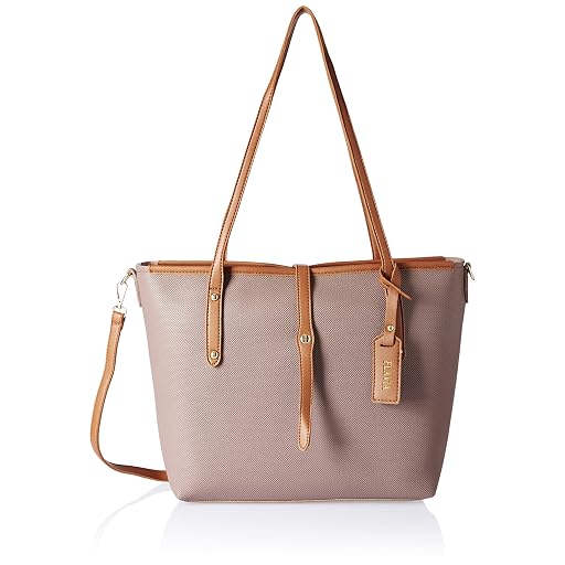 Flavia Pink Faux Leather Handbag