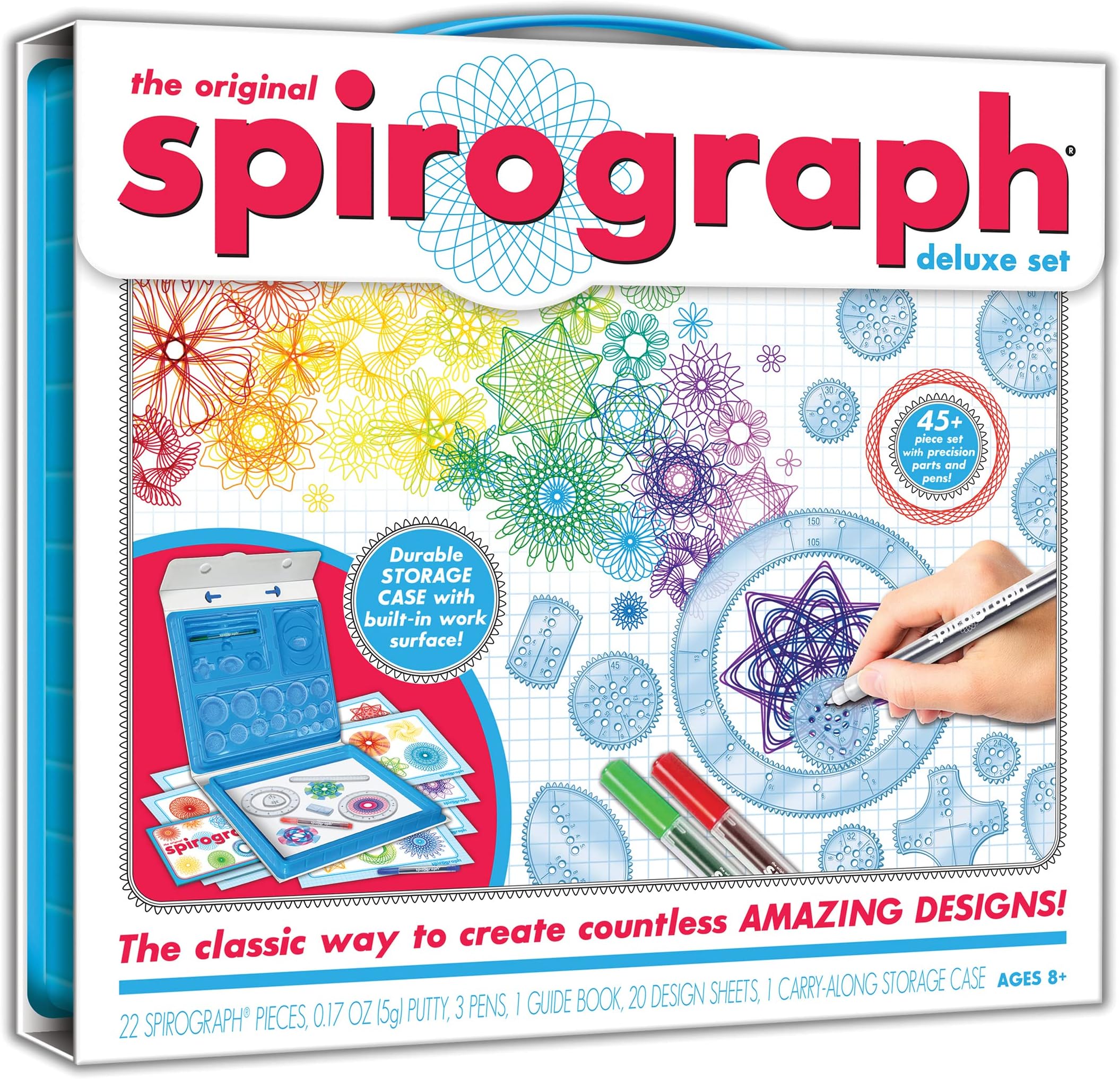 Spirograph Deluxe, Multicolor, One Size (SP302) : Amazon.com.au: Toys ...