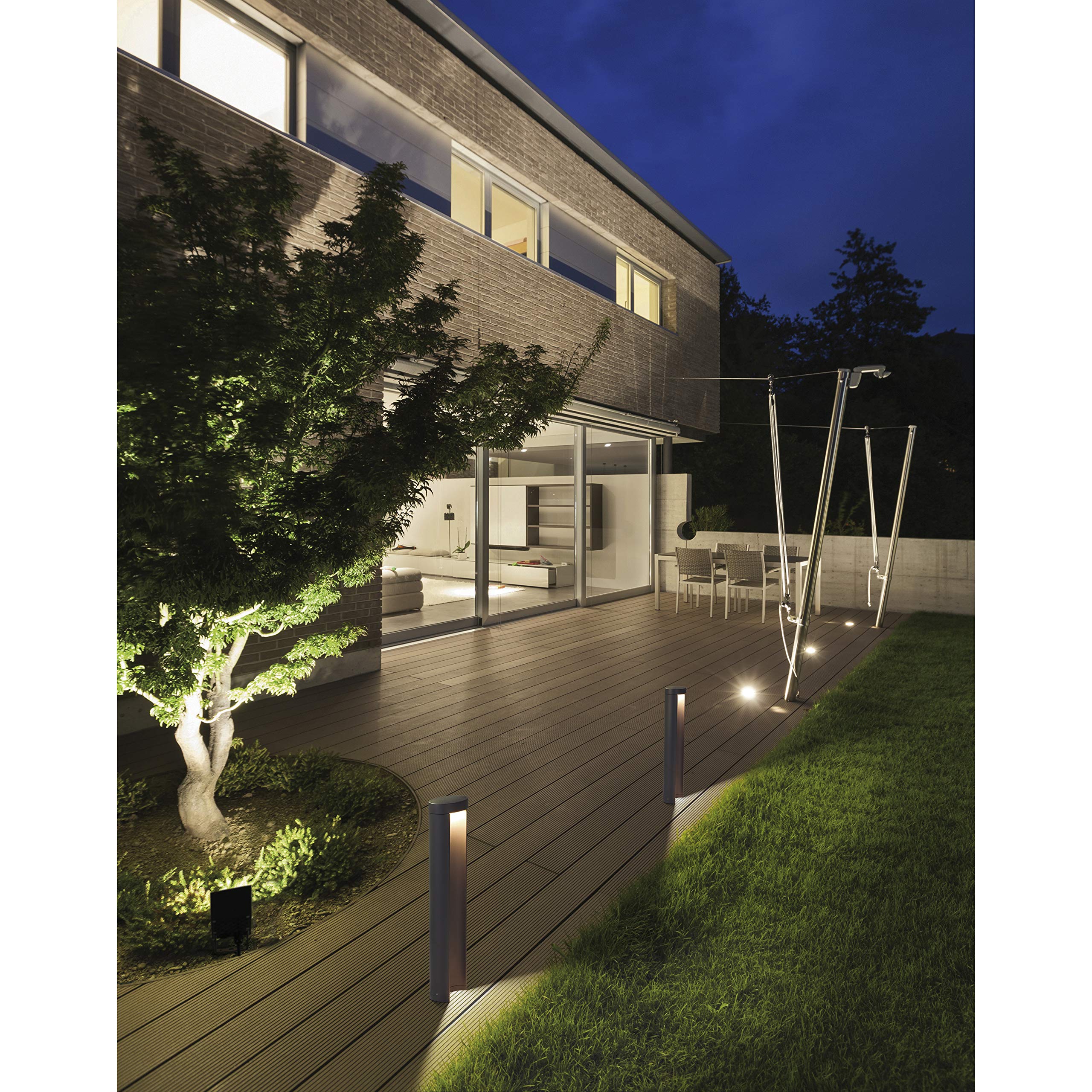 Baliza CAIRO antracita led COB