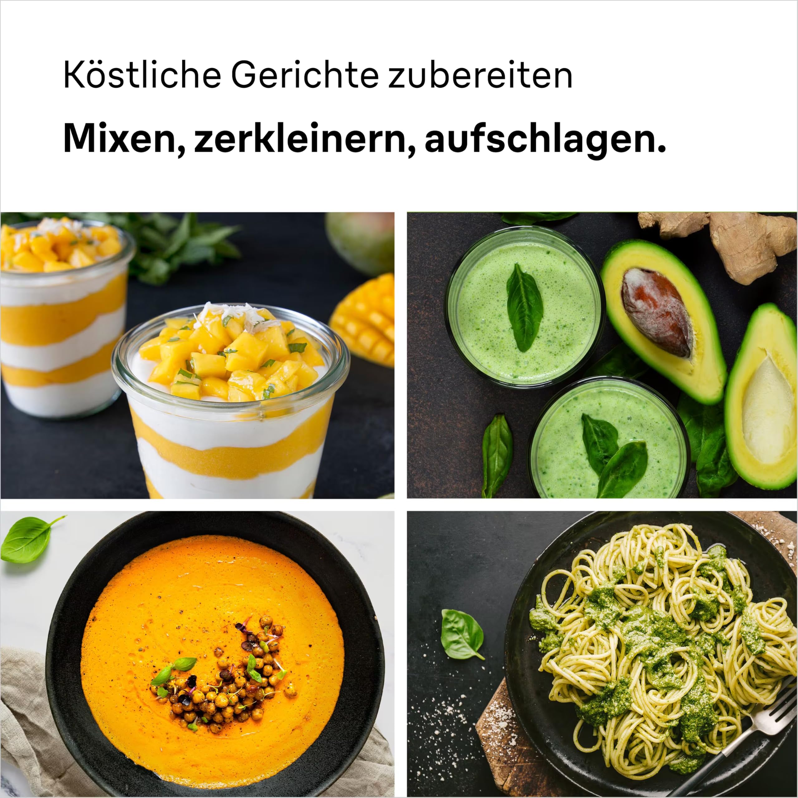 Braun Stabmixer MultiQuick 3 MQ 30202 M - Elektrischer Stabmixer mit PowerBell VPlus Technologie, 2 Geschwindigkeiten, EasyClick Plus System, 3-teiliges Zubehör-Set, 900 Watt, Weiß