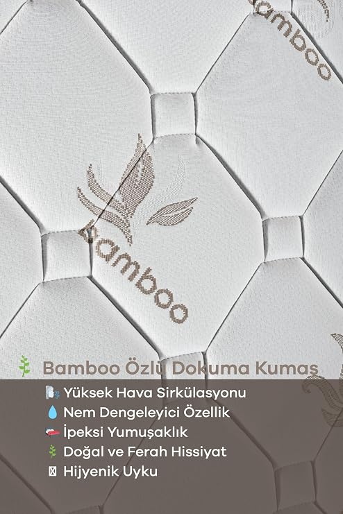 MOBYAT Konfor Plus Ortopedik Yaylı Yatak (160x200)