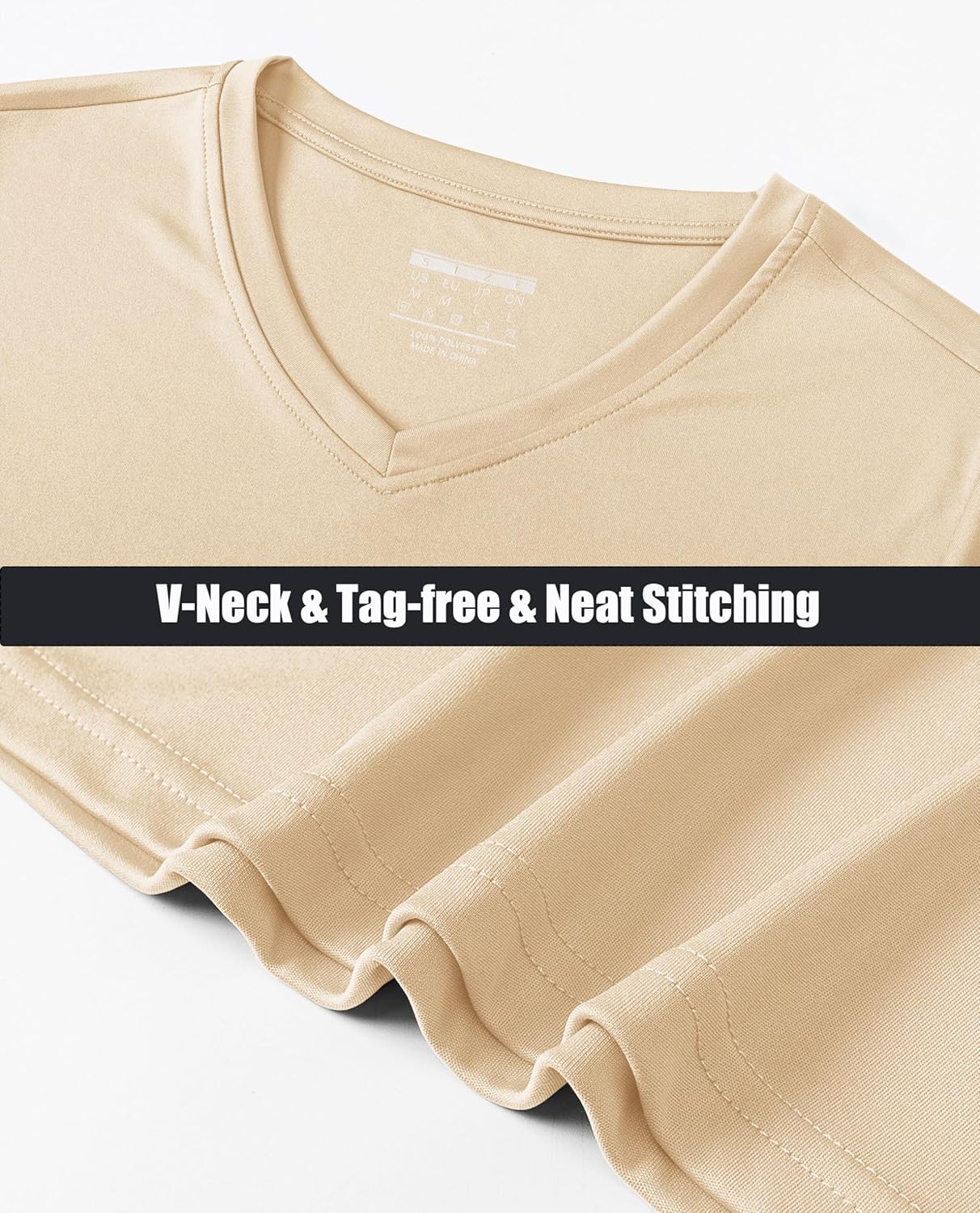 MAGCOMSEN SPF Shirts for Women Long Sleeve Workout Tops V-Neck UPF 50+ UV Sun Shirt Quick Dry Performance Tees Swim Tops - Image 7